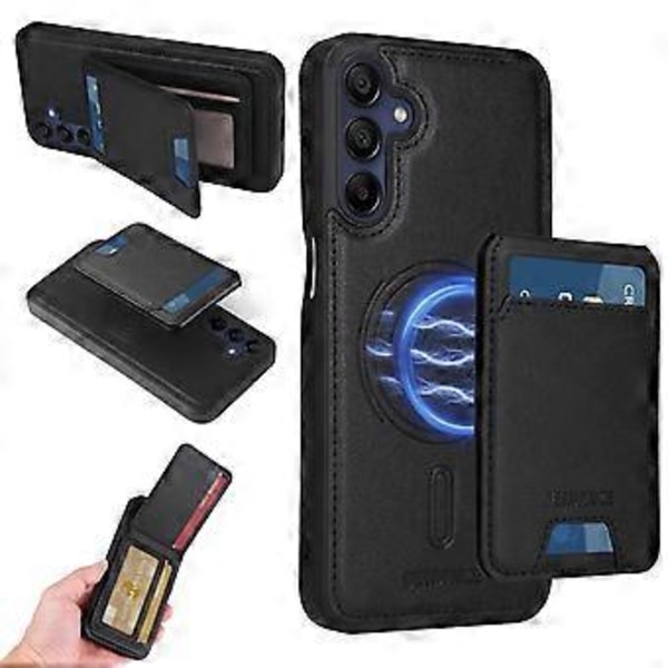 Yhteensopiva Galaxy A15 5G -puhelinkuoren kanssa Black