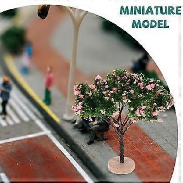 2 stk. Miniature Landskabstræ Legetøj Træ Sandbord Dekoration Træ Ornament