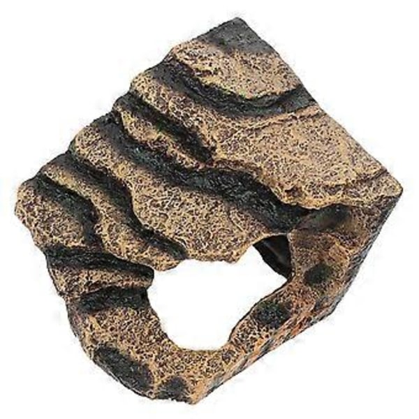 Skilpadde Solplattform Reptil Klatreplattform Resin Skilpadde Stein Akvarium Ornament