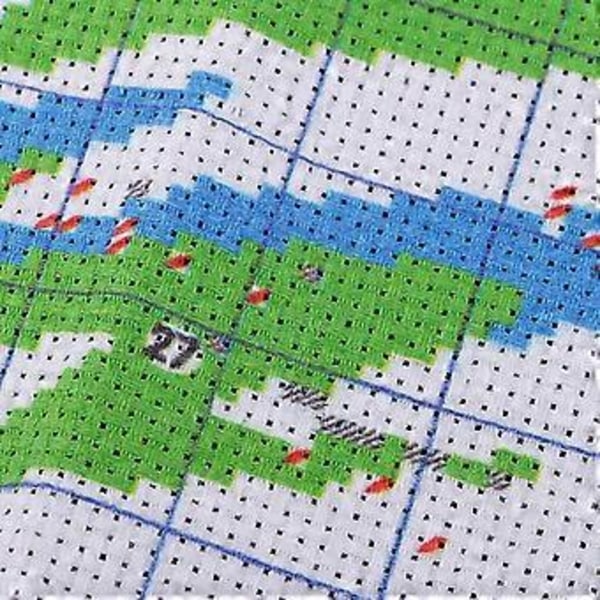 Snöleopard Stämplat stygn DIY Handarbete för Nybörjare Barn Vuxna (11CT 63x44cm) 11CT 63x44cm