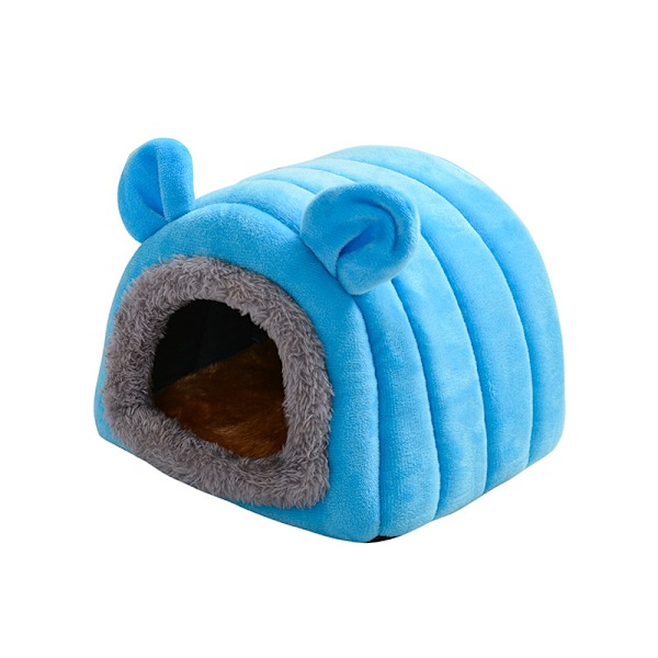 17*17*15cm Katthus och igloo mini husdjursbo tillbehör varma små