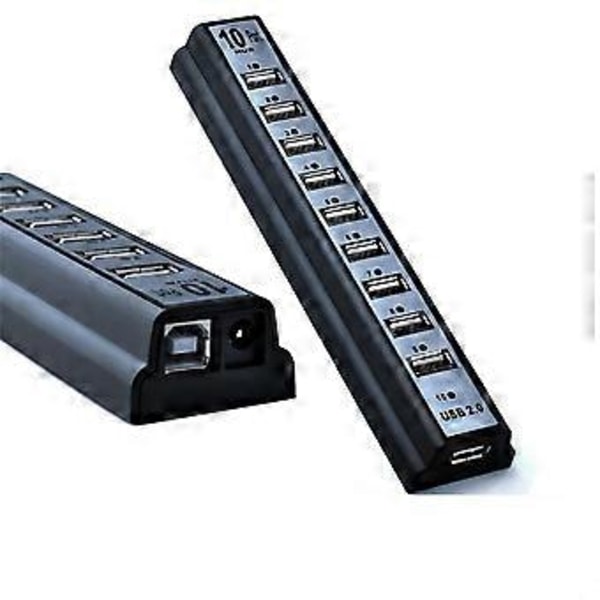 RYRA 10 in 1 USB 2.0 -keskitin USB C Nopea Multi Splitter Moniporttinen telakointiasema