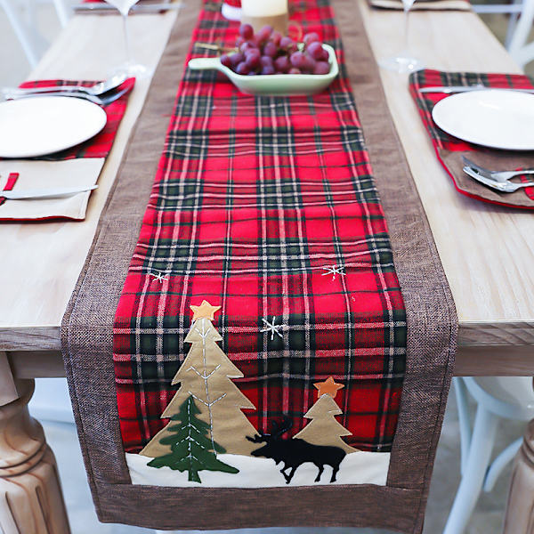 Julebord, stol, træ, hjortebord, stol, middagsfest, ta