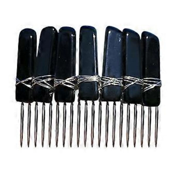 til Rå Krystal Kvarts Tiara Hårkam Multifarvet Smykker Bryllup DIY Hårnål Cl Sort Black