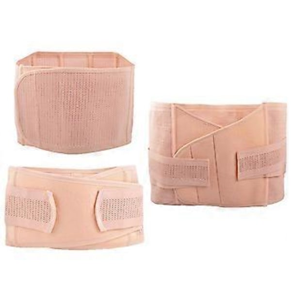 Postpartum Stödbälte Ryggstöd Mageband Shapewear (B L) B L