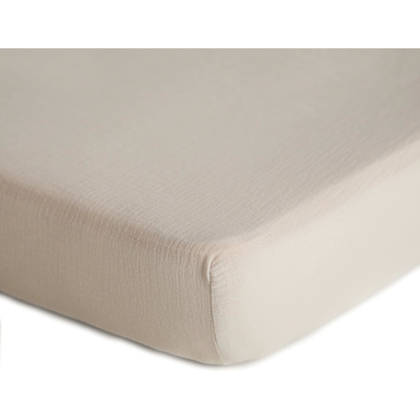 Ekstra blød muslin fitted lagen til vugge | 28\"x 52\" (Cereal)