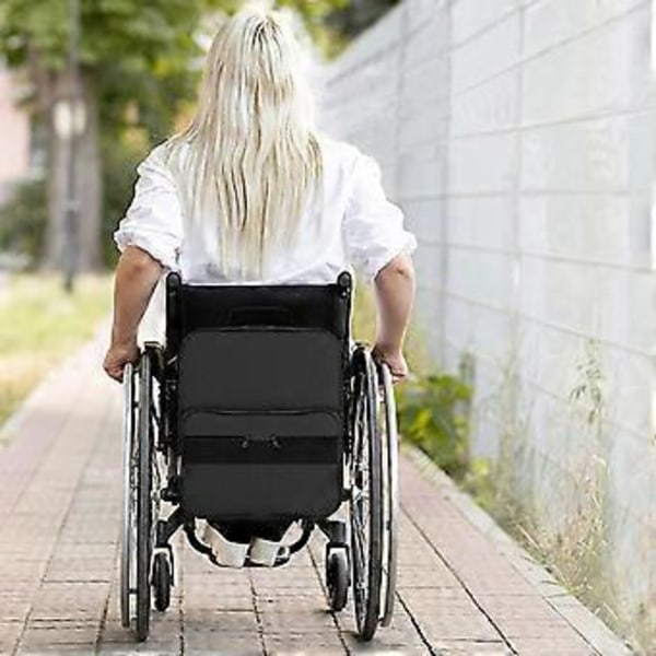 Lättmonterad Förvaringsväska för Rullstol, Stor Vattentät Reseväska för Rullstol för Daglig Användning och Bekvämlighet Grå Gray