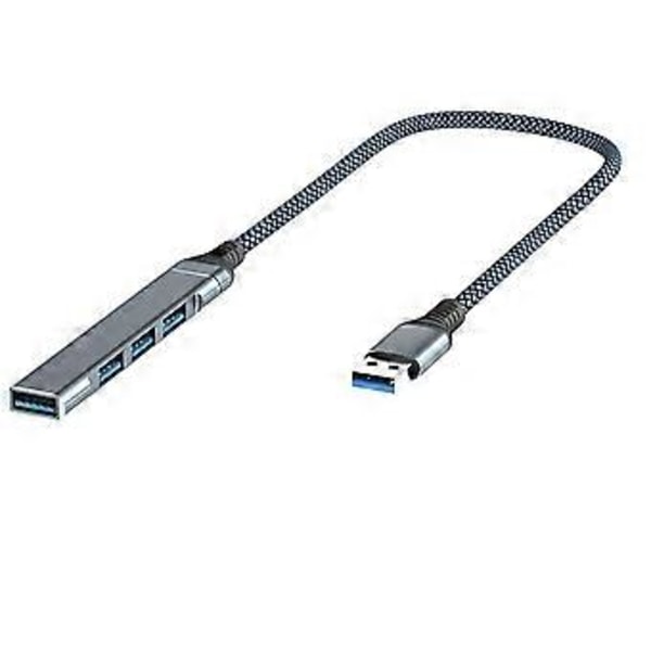 Mini USB Hub USB 3.0 Hub Multi USB Splitter Adapter 4 Portar Snabb Mini Multiple 3