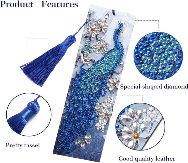 5D Diamant Maleri Kit (Påfugl), DIY Diamant Maleri Bo
