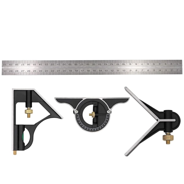 Kombination 300mm Multifunktion Justerbar Firkantet Heavy Duty Firkantet