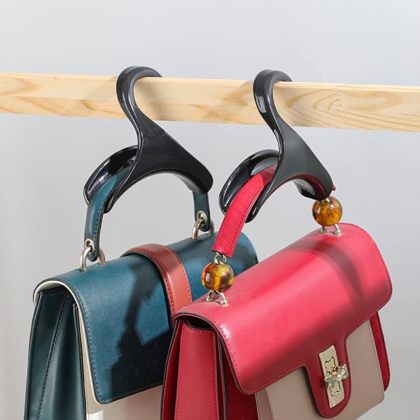 4-pack handväska hängare krok väska rack hållare-svart-handväska hängare Or