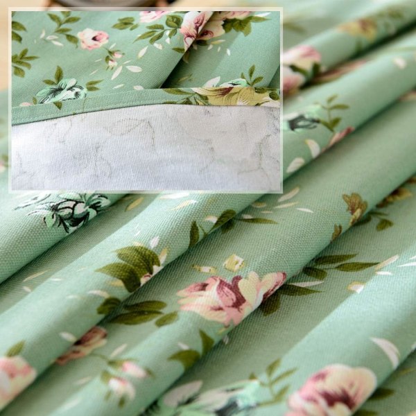 Mote design blomstertrykk duk hjem vaskbar bomull