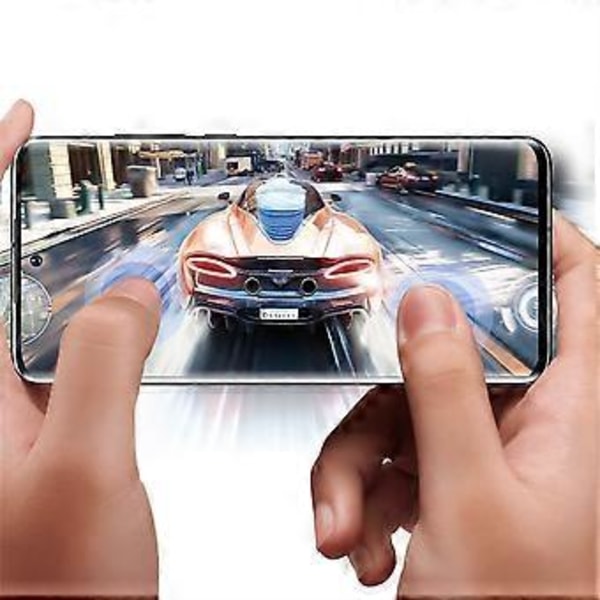 IMAK Samsung Galaxy S21 Ultra 5G Näytönsuoja Täysliima 3D Kaareva Karkaistu Lasi Kalvo P:llä