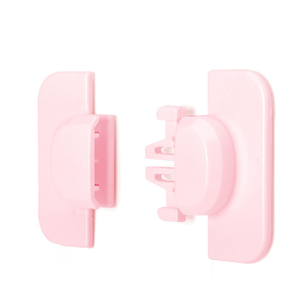 1 stk (rosa) Kjøleskapssikkerhetslås Barnesikkerhetsskapslåser Adh