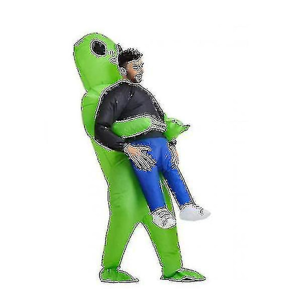 Uppblåsbar Alien Kostym För Vuxna Roliga Halloween Kostymer..