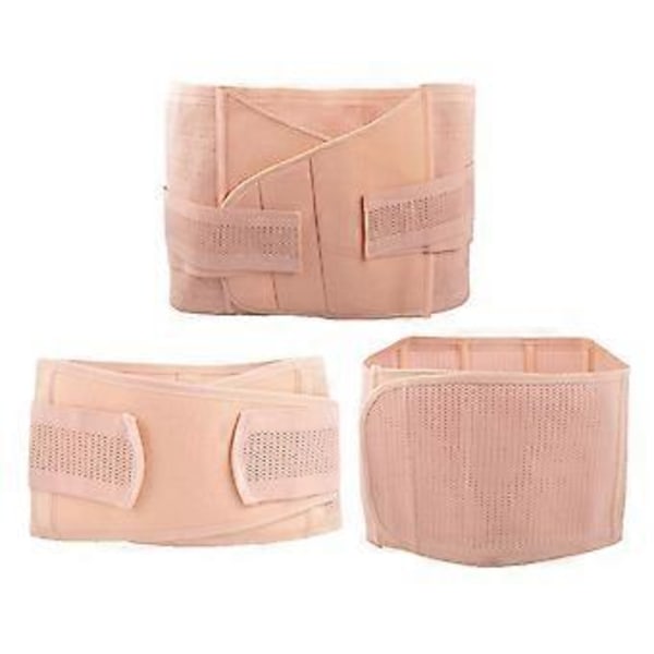 Postpartum Stödbälte Ryggstöd Mageband Shapewear (B XL) B XL