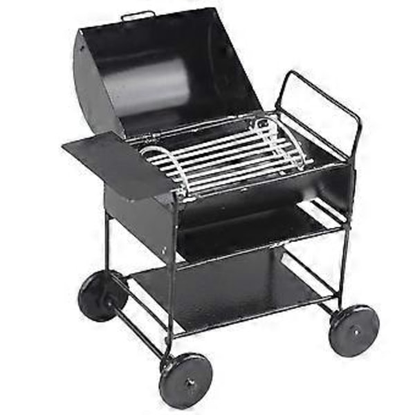Dockskåp Leksaksgrill Mini BBQ Grillgaller Miniatyrgrill Dockskåp Utomhus Mini Matlagningsverktyg