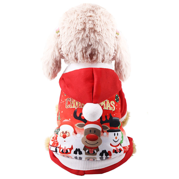 Julehætte til hunde, julekostume til kæledyr, julefrakke