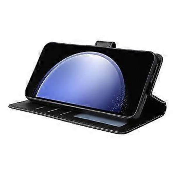 Til Samsung Galaxy S23 FE Etui Kort Slots PU Læder Flip Wallet Cover Style E