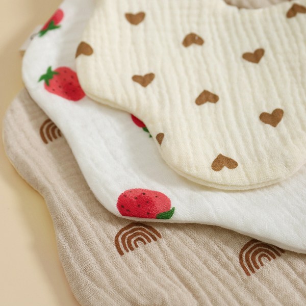 6 kappaletta vauvan bandana-liivit 0-6 kuukauden ikäisille vauvatytöille ja -pojille