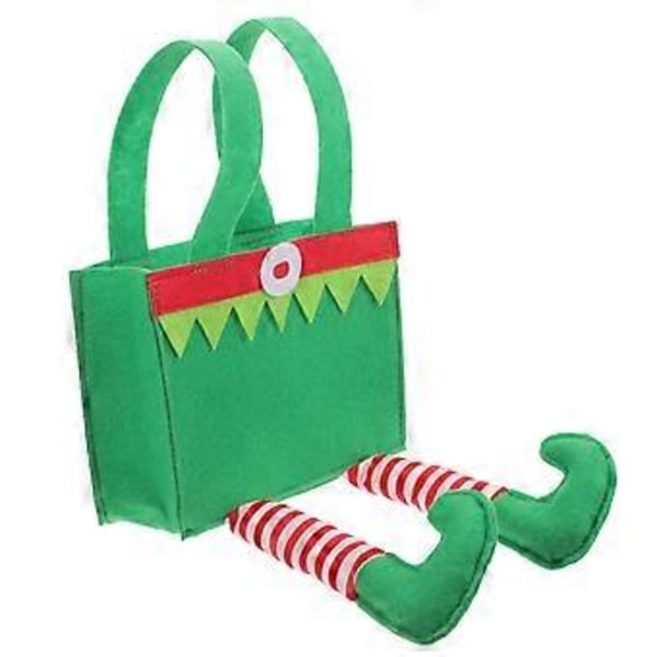 Julgodisväska Julklappsväska Tyg Godis Presentförpackning Väska Tecknad Julklappshandväska Picture 1