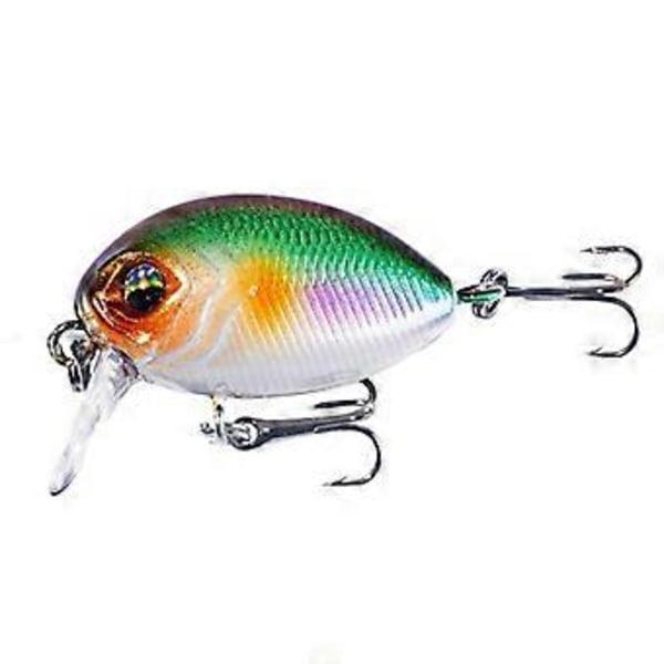 Hard VIB sluker 1 stk 3.8cm 3.8g Fiskeagn med treblekroker Crankbait Wobblere
