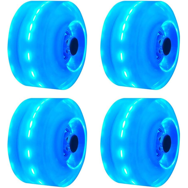 Skateboardhjul, 4 stk./sæt lys skateboardhjul Quad Roller S