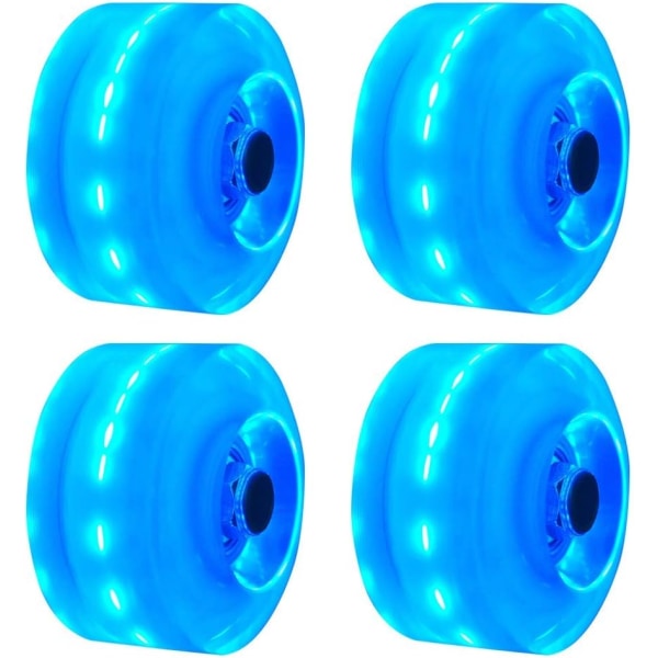 Skateboardhjul, 4 stk./sett lys skateboardhjul Quad Roller S