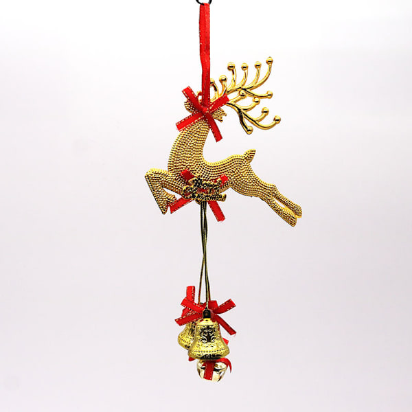 Julgransklockor Ornament 3 st Röda Julgranskulor Jul