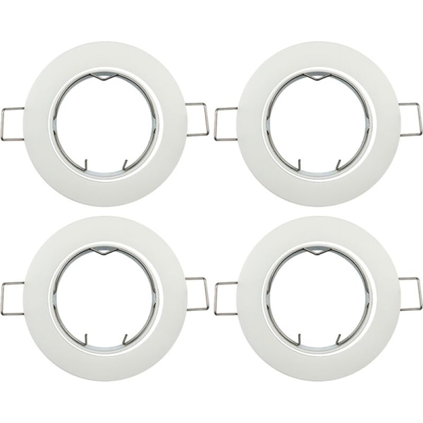 4x Downlight taklampe inkl. GU10 lampeholder - Monteringshull ø60mm