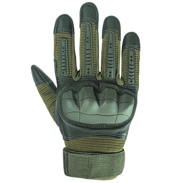 Militærgrønne S-Taktiske handsker til mænd - Touchscreen - Cykling
