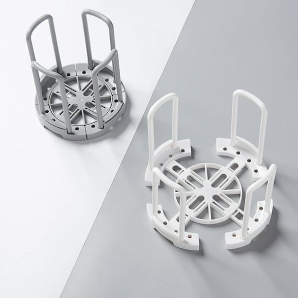 Stapelbar kökskopphållare avloppshylla Retractable Drainer Stora
