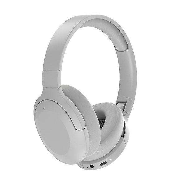 Hovedtelefoner Trådløse Støjreducerende Bluetooth-øretelefoner Trådløse Øretelefoner Store Ørekopper Støjreduktion Lang Batterilevetid. Grå. 2