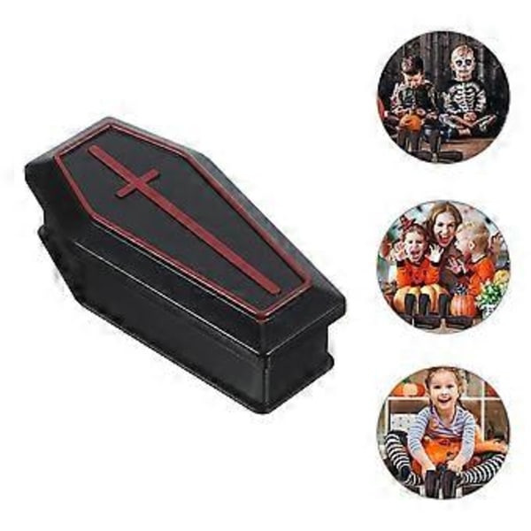 12 stk. Halloween Miniature Kistebokse Prank Rekvisitter Ornamenter Uhyggelige Halloween Prank Rekvisitter Dekor