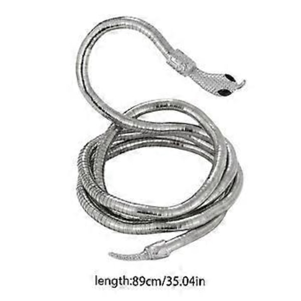 Justerbart Punk Ormhalsband Flexibelt Mångsidigt Böjbart Ormhalsband Party Smycken Flexibla Halsband i Legering Black snake 1