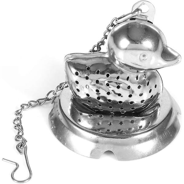 8/20 Te-infuser i rustfrit stål, madformet, dyreformet, til urter