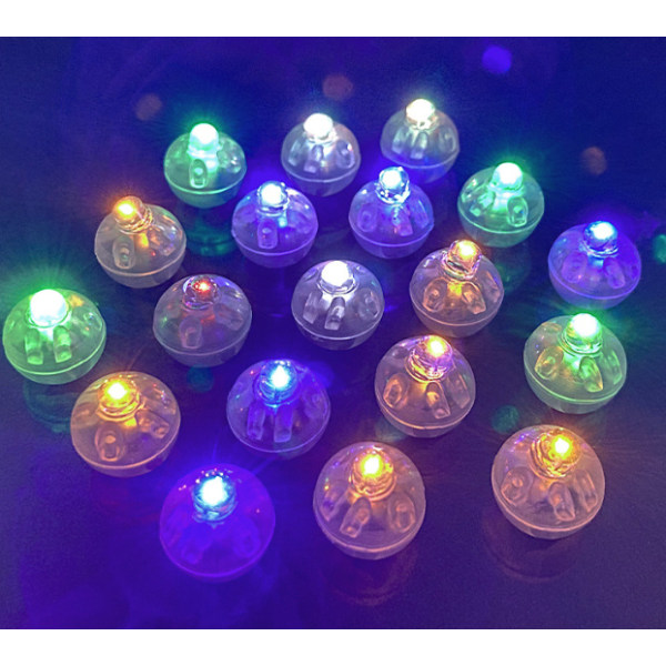 50 kappaletta, mini LED-valot, ilmapallot, valkoiset LED-ilmapallovalot, w