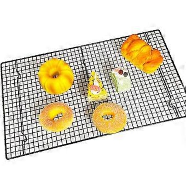 Bärbart BBQ-nät Fällbart Grillgaller Järnmaterial Non-stick Brödkylningsställ för Utomhuscamping och Picknick A