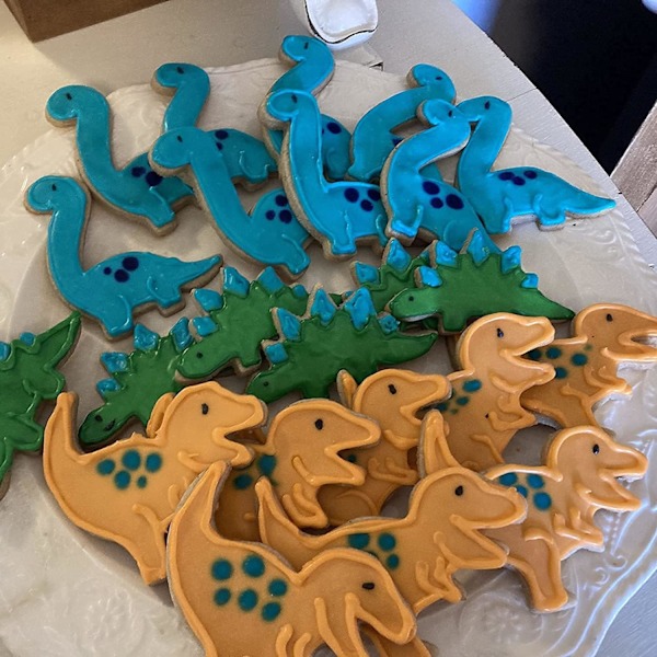 Dinosaur Cookie Cutter Set - 10 stk. - Dinosaur Cookie Cutter til