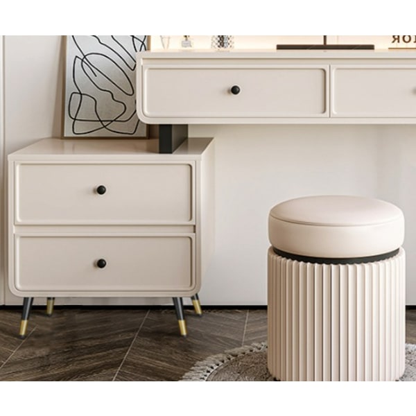 4 stk. sorte lette luksus sofaben, enkle bordben, M