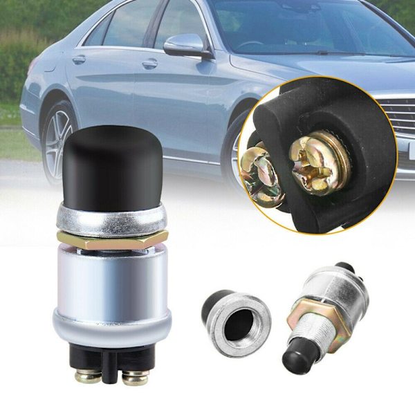 2 st Vattentäta Motortryckknappar Startbrytare 12V Start P