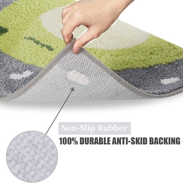 40x60cm frø bademåtte, blød og behagelig hud anti-slip absorberende