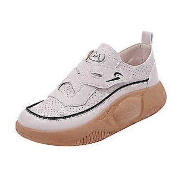Damesko Anti-slip Stilfulde Letvægts Åndbare Sommer Sportssko Piger Casual Sneakers til Gade Camping Udendørs Indendørs Tennis (Beige 40) Beige 40