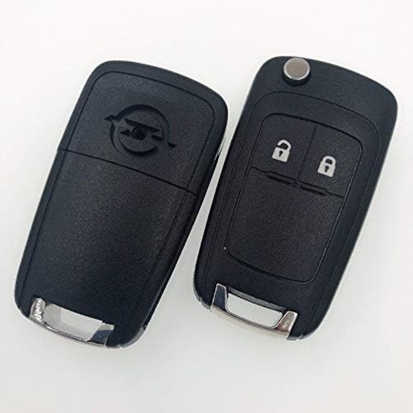 Tom 2-knapps fjärrnyckel för Flip Car Key Case