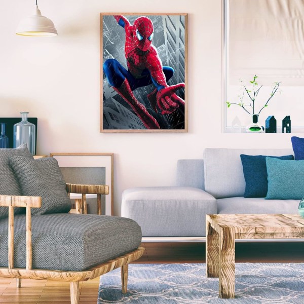 5D Diamond Painting Kit, Marvel Spider Diamond Painting Kit, Cros