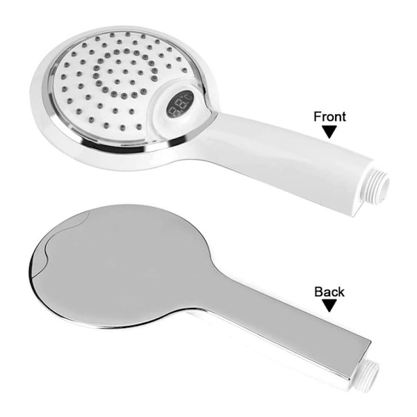 LED Duschhuvud, LED Duschhuvud Handdusch, 3 Färger Temperatur