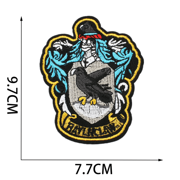 10 st College Style School Badge Harry Potter Broderityg S