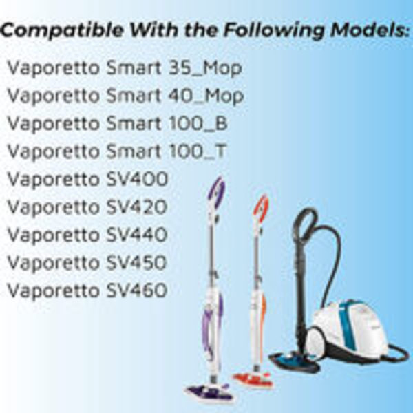 6 kpl Vaihtomoppi Polti Vaporetto Vaporforce -harjalle, Genui
