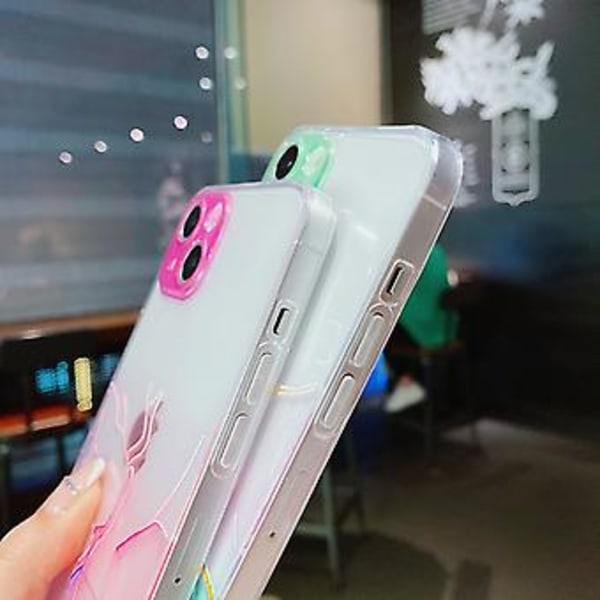 Marmorikuvioinen TPU-kotelo iPhone 13 Pro:lle Grey