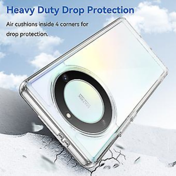 Akryyli + TPU Puhelinkotelo Honor Magic5 Lite -puhelimelle Transparent